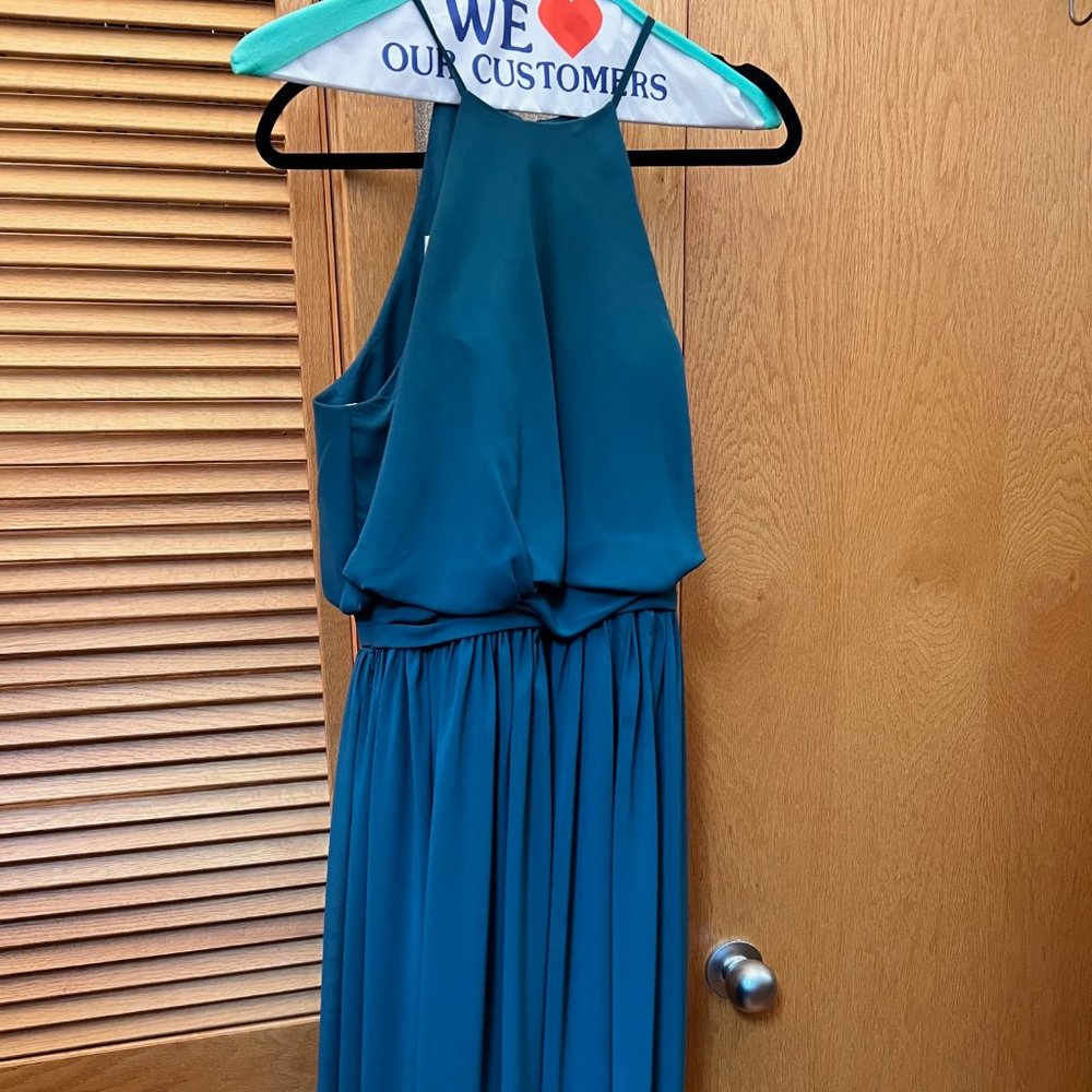 JJ's House Peacock color Bridesmaid Dress